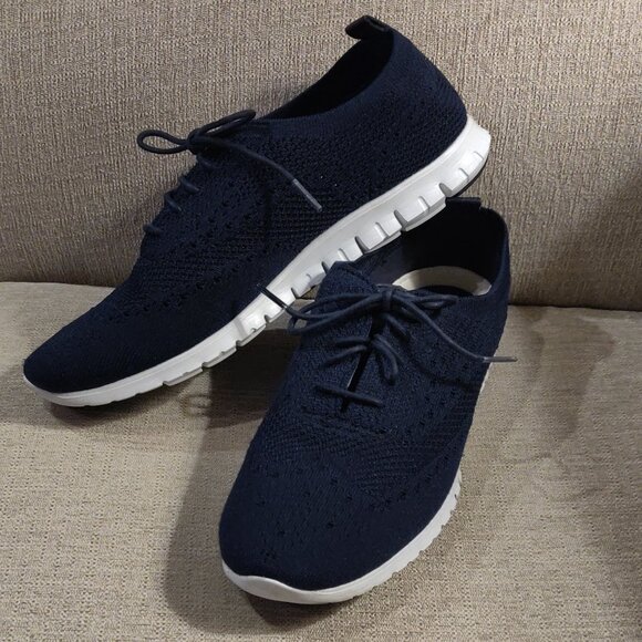 Cole Haan Women's Zerogrand Stitchlite Oxford Marine Blue SIZE 10 - Picture 1 of 8